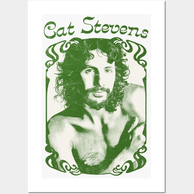 Cat Stevens / Retro Fan Artwork Design Wall Art by DankFutura